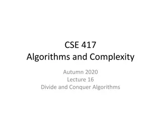 Divide and Conquer Algorithms in Matrix Multiplication