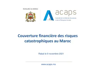 Risk Management and Catastrophic Events in Morocco