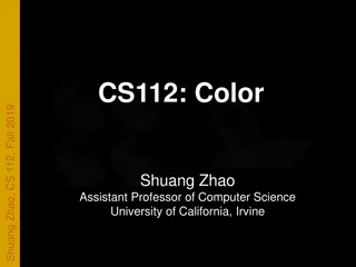 Understanding Color in Computer Graphics