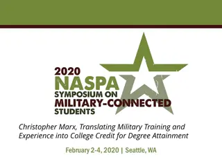 Translating Military Training for College Credit at Davenport University