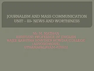Understanding the Characteristics of News