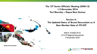 Update on Brunei Darussalam's Membership Status in CTI-CFF