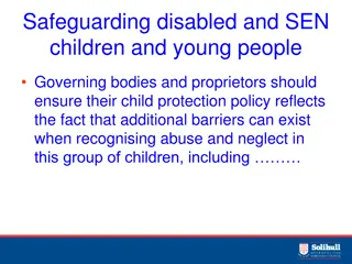 Safeguarding Disabled and SEN Children