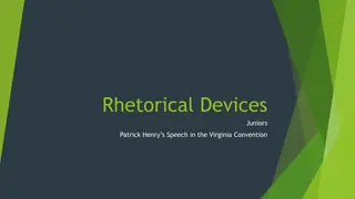 Rhetorical Devices Usage Explained