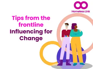Influencing for Change in Addressing Women's Homelessness
