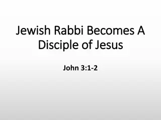 Jewish Rabbi Nicodemus - Disciple of Jesus