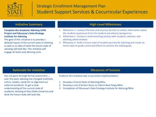 Student Support & Cocurricular Experiences Initiative Overview