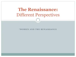 Women in Renaissance: Education, Family Roles & Artists