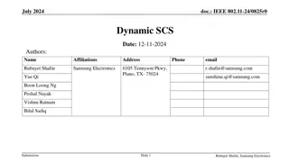 Dynamic QoS Profile Switching in IEEE 802.11be