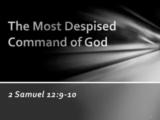 God's Commandments and Love in Scripture