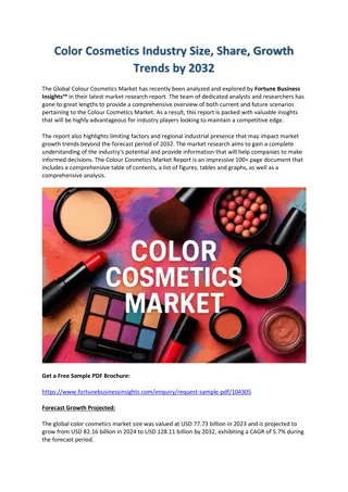 Color Cosmetics Market Size, Share & Forecast Analysis to 2032
