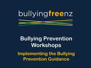 Implementing Bullying Prevention Guidance