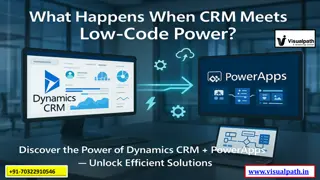 CRM Training Institutes in Hyderabad MS Dynamics CRM Training
