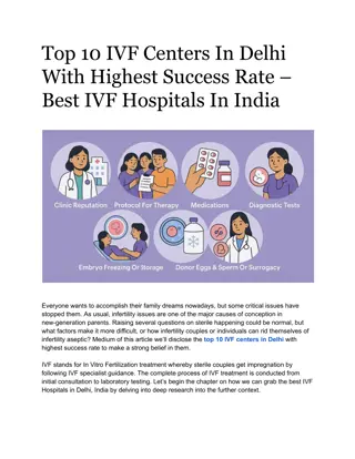 Top 10 IVF Centers In Delhi | World Fertility Services