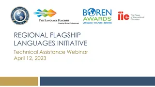 Flagship Languages Initiative Overview