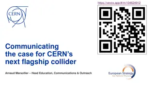 Pitching the CERN Next Collider: Making Science Relevant