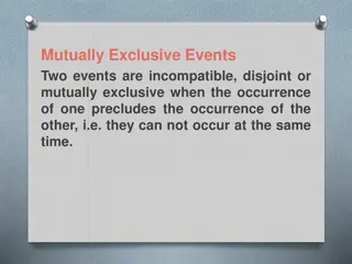 Understanding Mutually Exclusive Events in Probability Theory