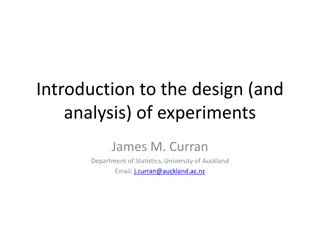 Experiment Design Overview