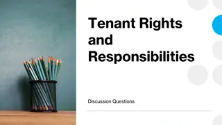 Tenant Rights and Responsibilities Discussion