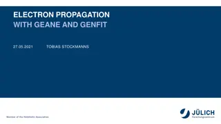 Electron Propagation Insights - Tobias Stockmanns