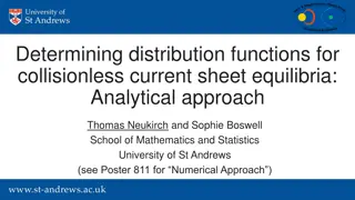 Analytical Approach to Determining Distribution Functions