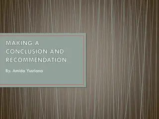 Effective Strategies for Concluding Presentations
