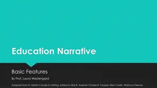 Crafting an Engaging Education Narrative
