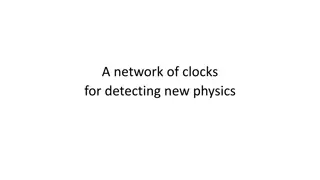 Clocks for Detecting New Physics
