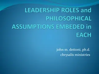 Leadership Philosophies and Views of Managers, Ego-centric Leaders, and Laissez-faire Leaders