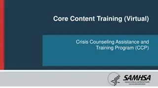 Crisis Counseling Assistance and Training Program (CCP)