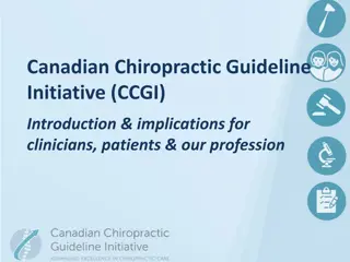 Chiropractic Guideline Initiative and Evidence-Informed Practice