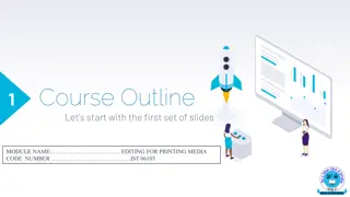 Editing for Printing Media