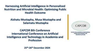 Artificial Intelligence in Nutrition and Microbial Health