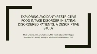 Exploring ARFID in Eating Disorder Patients