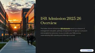 Beyond Scores: Crafting Your Compelling ISB Admission