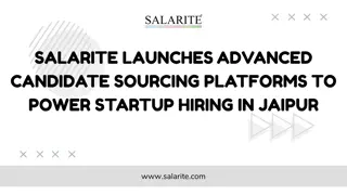 Salarite Launches Advanced Candidate Sourcing Platforms to Power Startup Hiring in Jaipur