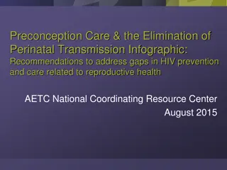 Eliminating Perinatal HIV Transmission Through Preconception Care