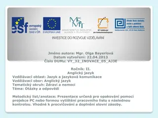 Dialogue Practice for Health-Related Situations