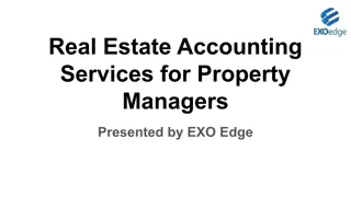Real Estate Accounting Services for Property Managers
