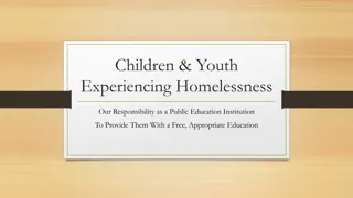 Understanding Homelessness Among Children and Youth
