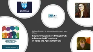 Empowering Learners through UDL Research