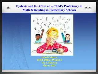 Understanding Dyslexia: Effects on Elementary Students