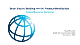 South Sudan's Non-Oil Revenue Mobilization Challenges