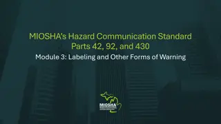 Understanding Hazard Communication Standard Elements