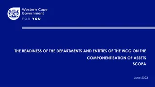 Componentisation of Assets: Readiness and Overview for SCOPA June 2023
