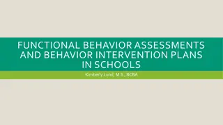 Understanding Functional Behavior Assessments and Behavior Intervention Plans