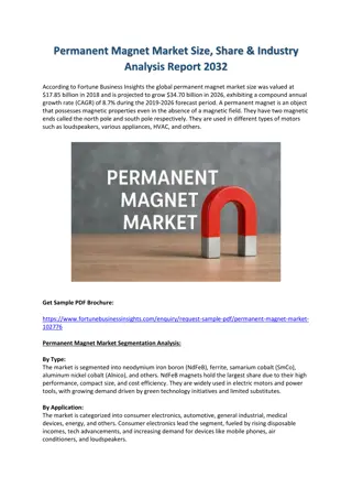 Permanent Magnet Market Size, Share & Industry Analysis Report 2032