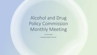 Behavioral Health Commission Initiatives in Oregon