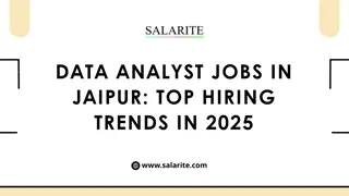 Data Analyst Jobs in Jaipur Top Hiring Trends in 2025