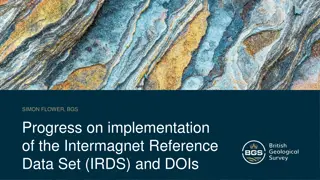 Implementing Intermagnet Reference Data Sets